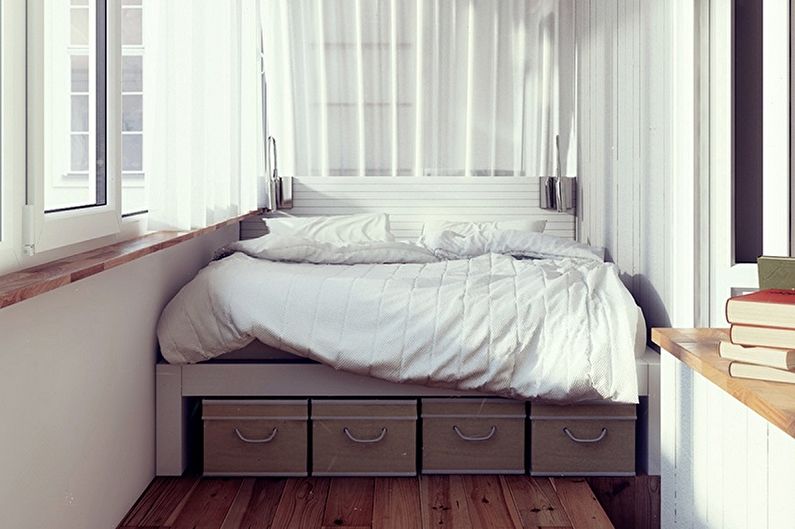 Types of Podium Beds - Balcony Type Podium