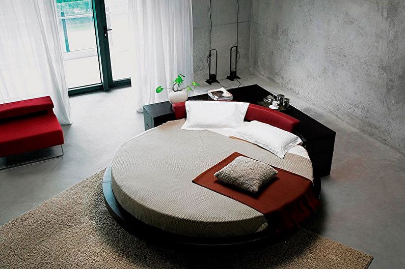 Kinds of Podium Beds - Round Podium Bed