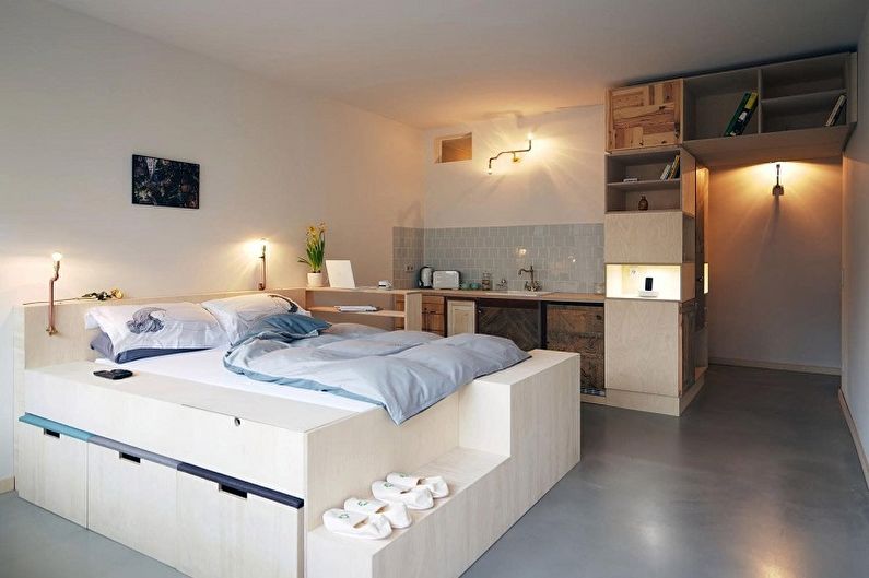 Bed-podium - photo