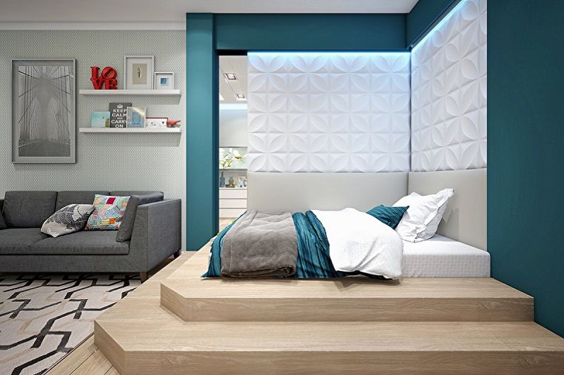 Bed-podium - photo