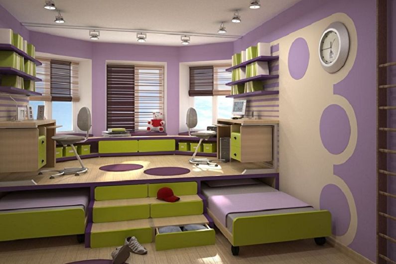 Bed-podium - photo