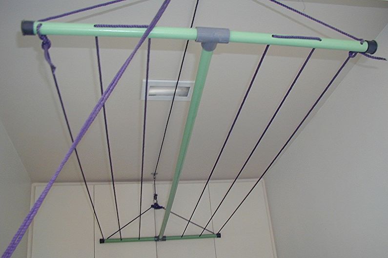 Ceiling clothes dryer - Materials for the manufacture