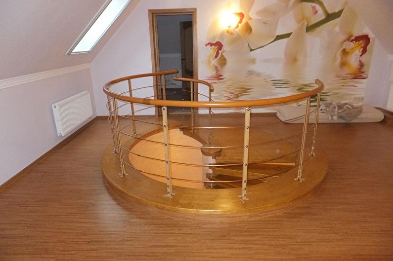 Railings for stairs made of plastic