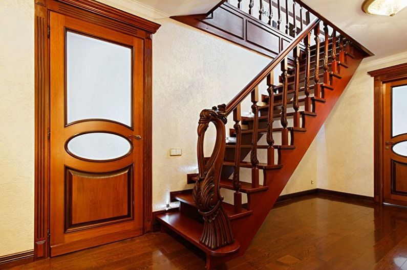 Railing for stairs - photo ideas