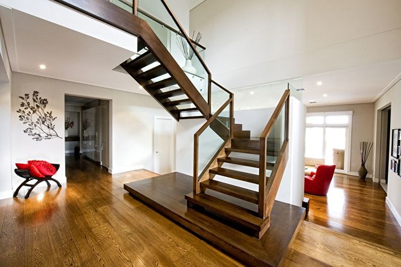 Railing for stairs - photo ideas