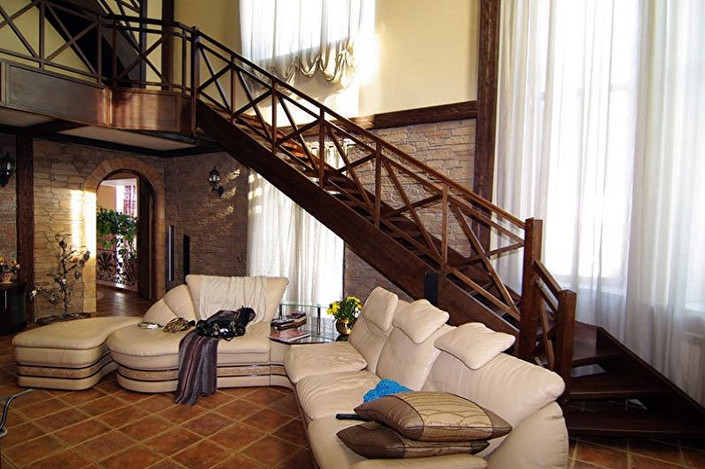 Railing for stairs - photo ideas