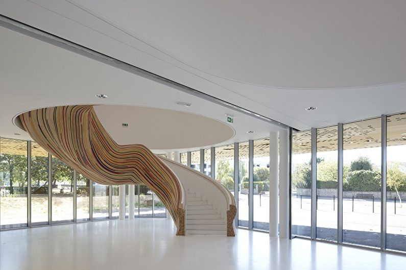 Railing for stairs - photo ideas