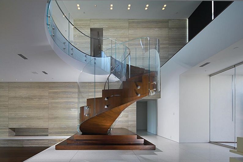 Railing for stairs - photo ideas