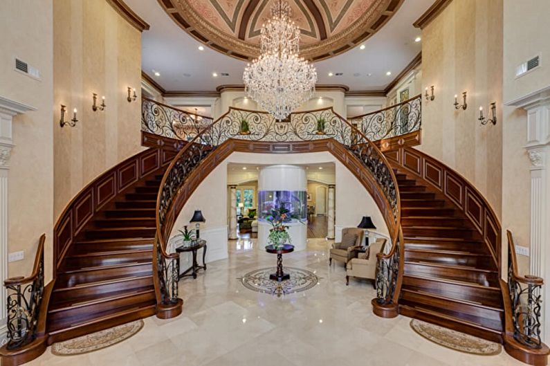 Railing for stairs - photo ideas