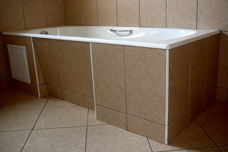 Bath screen - Design differences
