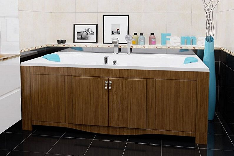 Bath screen - Design differences