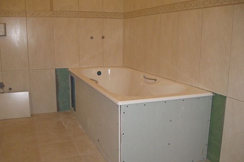 DIY bath screen