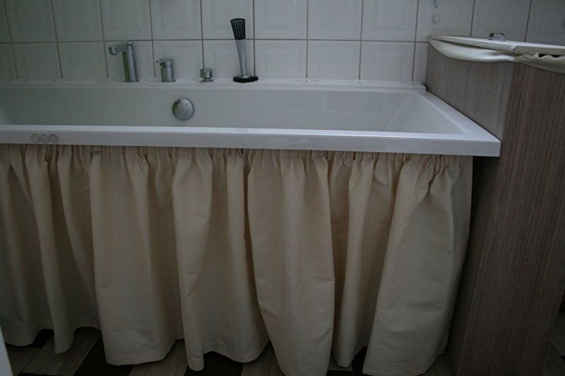 DIY bath screen