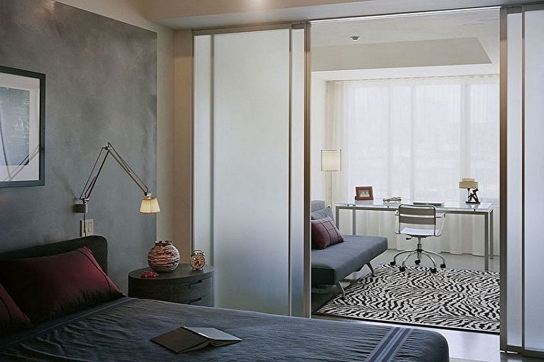 Remodeling of a one-room apartment - Division into two rooms