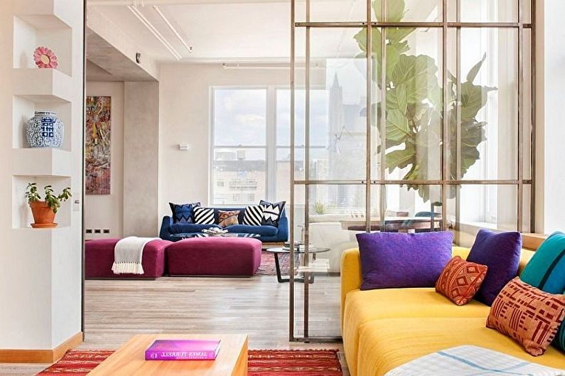 Redevelopment of a studio apartment - Partitions