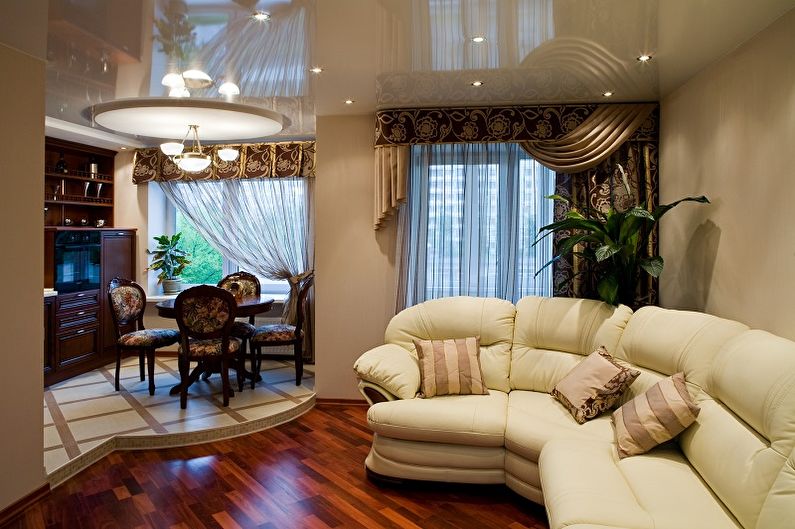 Redevelopment of a one-room apartment - photo ideas