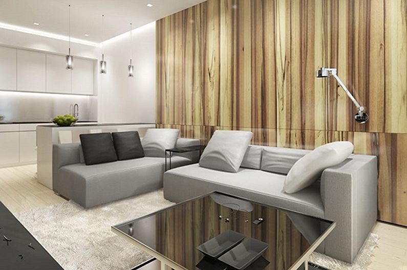 Redevelopment of a one-room apartment - photo ideas
