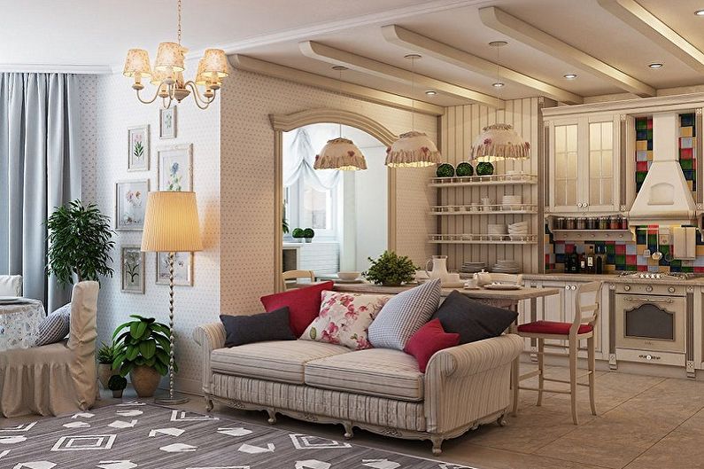 Redevelopment of a one-room apartment - photo ideas