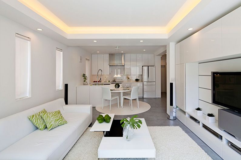 Redevelopment of a one-room apartment - photo ideas