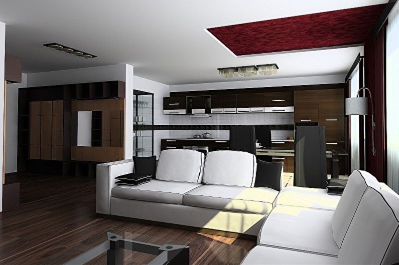 Redevelopment of a one-room apartment - photo ideas
