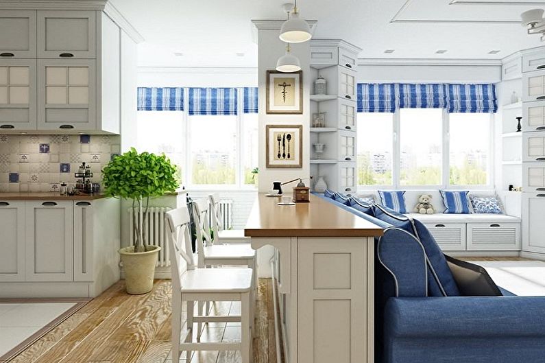 Redevelopment of a one-room apartment - photo ideas