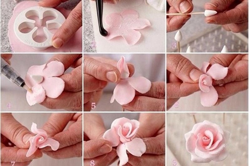 DIY porcelain crafts for beginners - Rosettes
