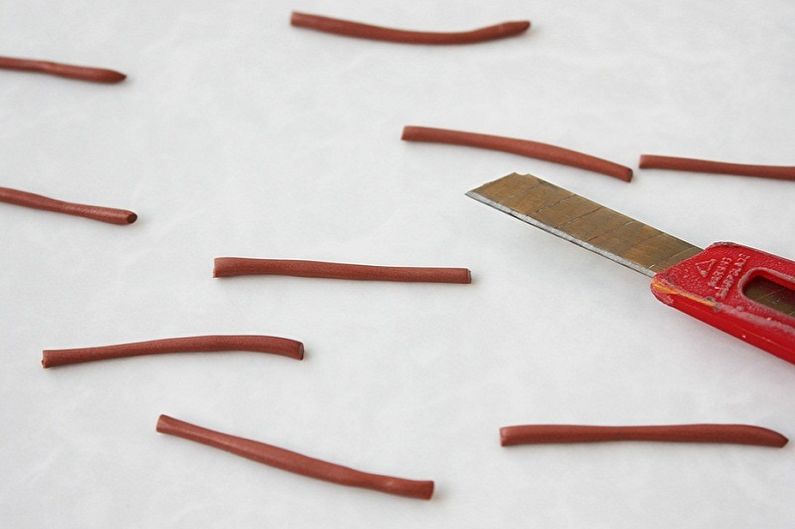 DIY wickerwork made of cold porcelain