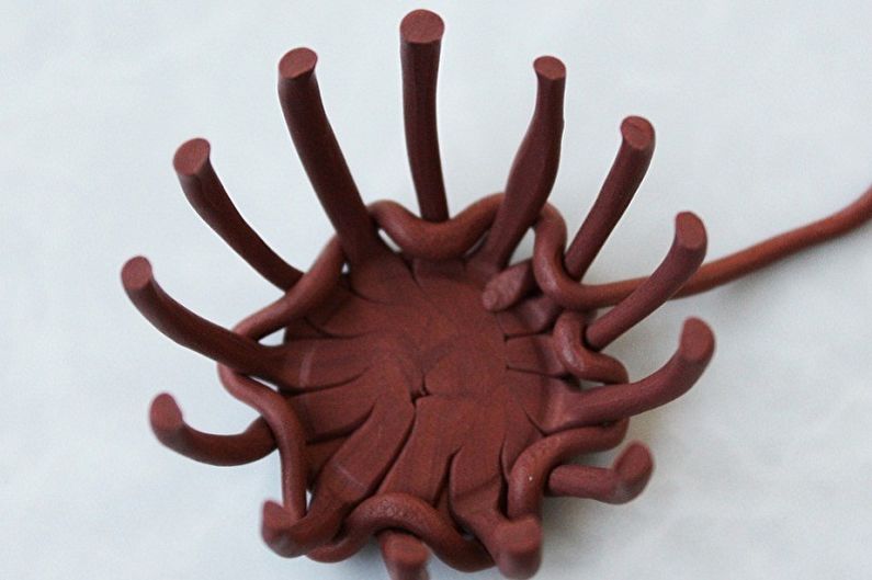 DIY wickerwork made of cold porcelain