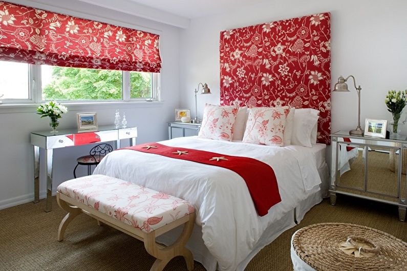 What colors does red match - Bedroom Design