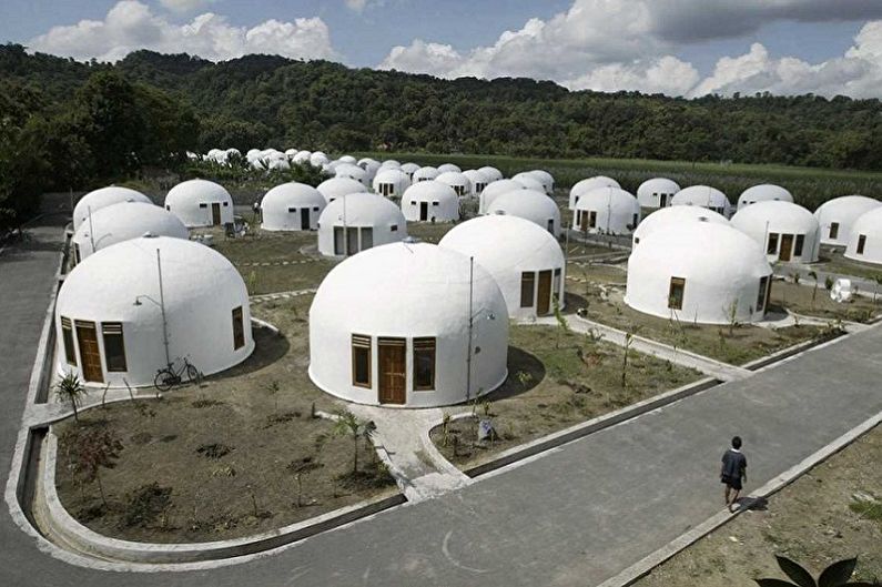 Dome houses - photos and projects
