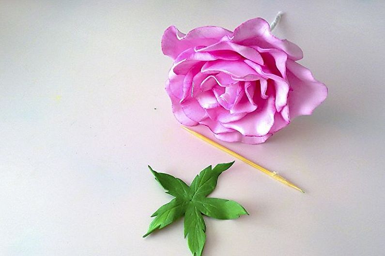 DIY Foamiran Rose - A Simple Way to Make a Bud Rose