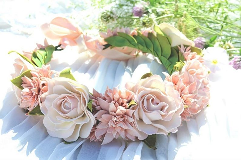 Foamiran Rose - Application