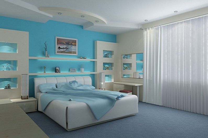 What colors does blue combine with - Features