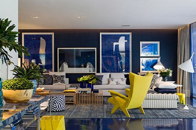 Yellow with Blue - What Colors Does Blue Match