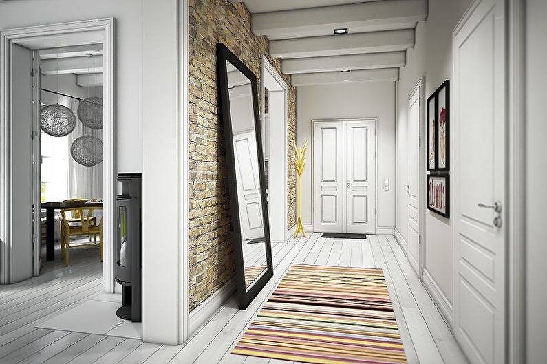 Loft-stijl gangontwerp