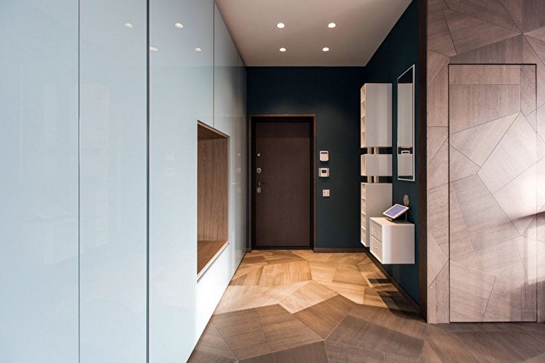 Binnenlands ontwerp van de gang in het appartement - foto