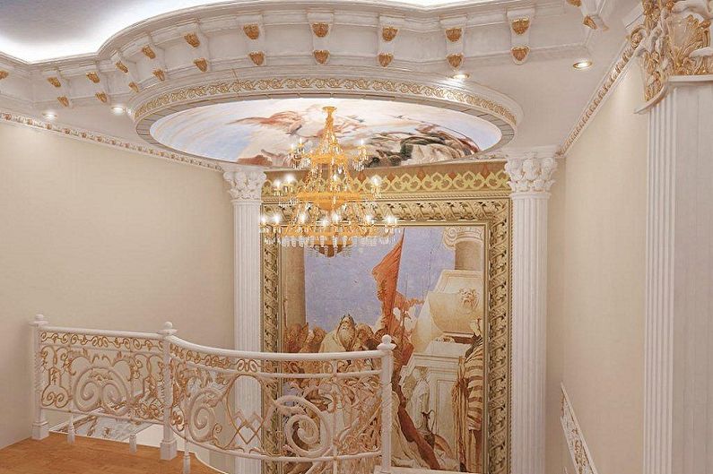 Stucco molding from polyurethane - photo