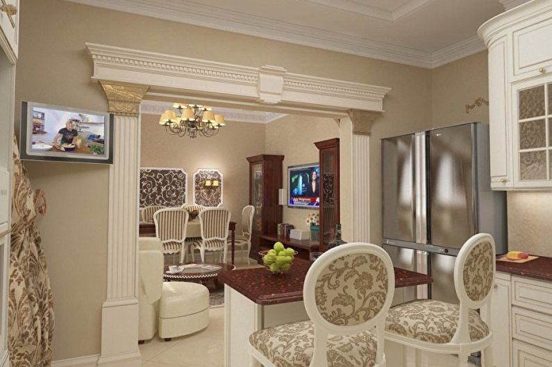 Stucco molding from polyurethane - photo