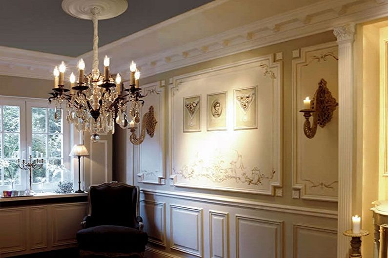 Stucco molding from polyurethane - photo