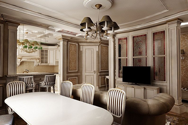 Stucco molding from polyurethane - photo