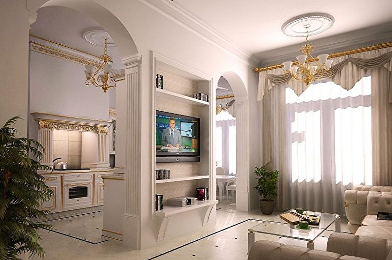 Stucco molding from polyurethane - photo