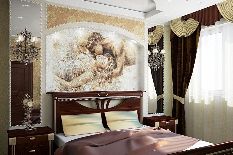 Types of photowall-paper for a bedroom - What to choose a covering
