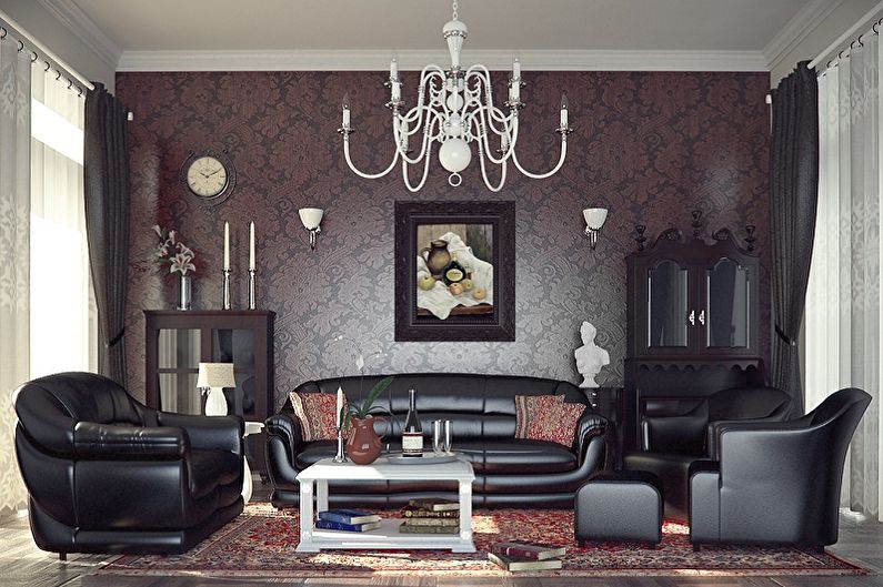 Retro style hall design