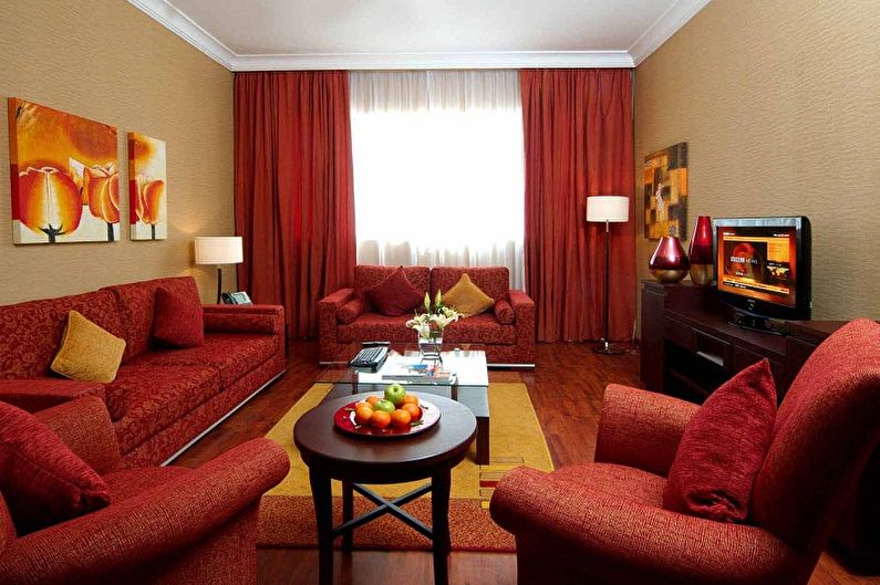 Retro style hall design