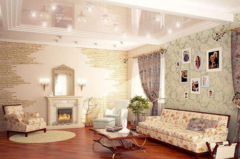 Interior design of the hall in the apartment - photo