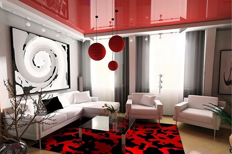 Interior design of the hall in the apartment - photo