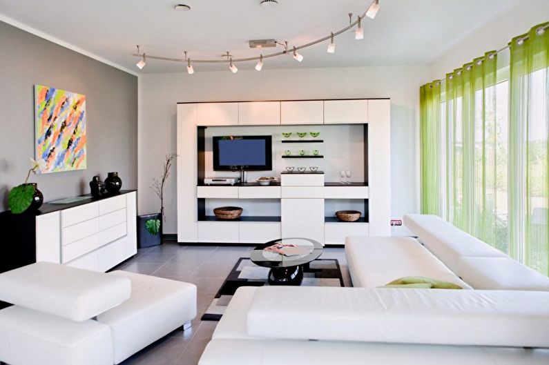Interior design of the hall in the apartment - photo