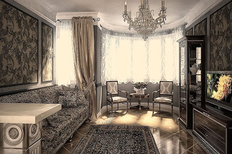 Interior design of the hall in the apartment - photo