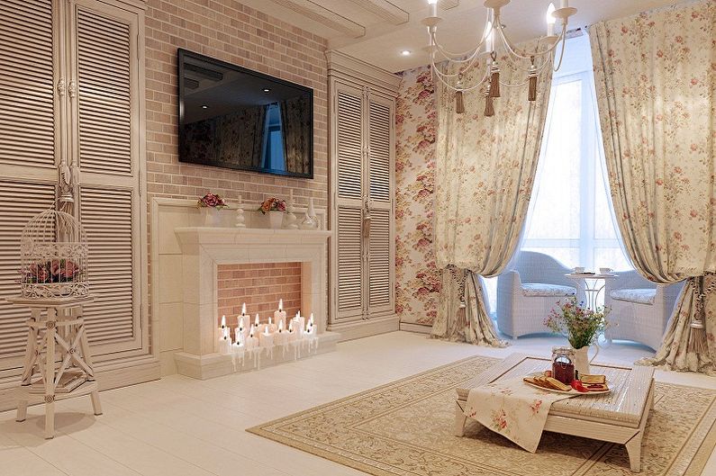 Interior design of the hall in the apartment - photo