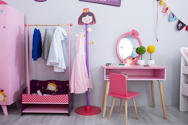 Types of floor hangers for clothes - Rack